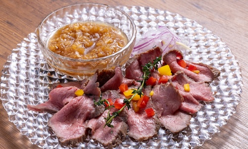 黒毛和牛のローストビーフ